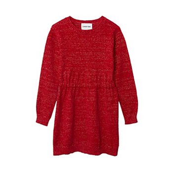 Girls 2-16 Lands' End Chenille Cinched Waist Dress