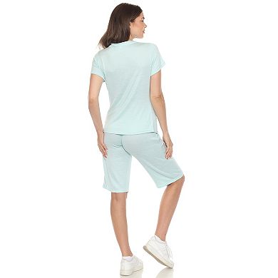 Women's Soft Capri Pajama Lounge Set