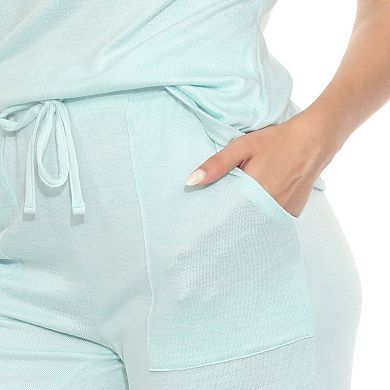 Women's Soft Capri Pajama Lounge Set