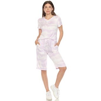 Women's Soft Capri Pajama Lounge Set