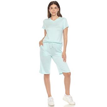 Women's Soft Capri Pajama Lounge Set
