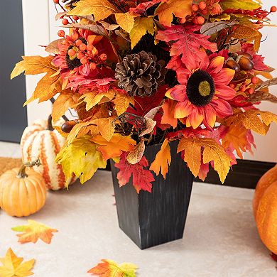 Glitzhome 36"H Porch Tree, Charming Fall Table Tree, Striking And Festive Table Decor