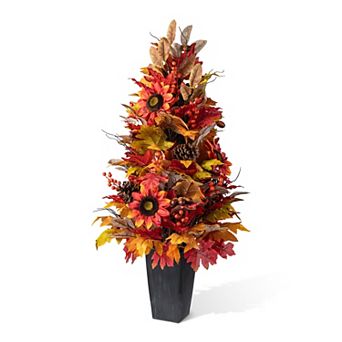 Glitzhome 36"H Porch Tree, Charming Fall Table Tree, Striking And Festive Table Decor