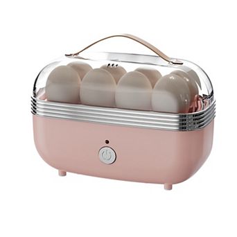 8-Egg Capacity Countertop Egg Cooker, Pink