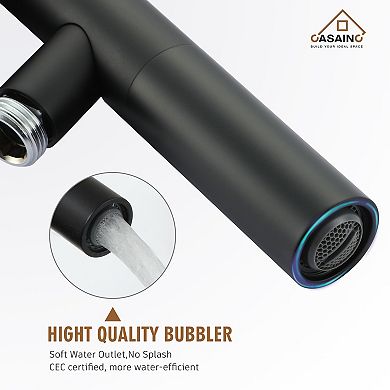 Single-Handle Floor-Mounted Bath Tub Faucet with Hand Shower