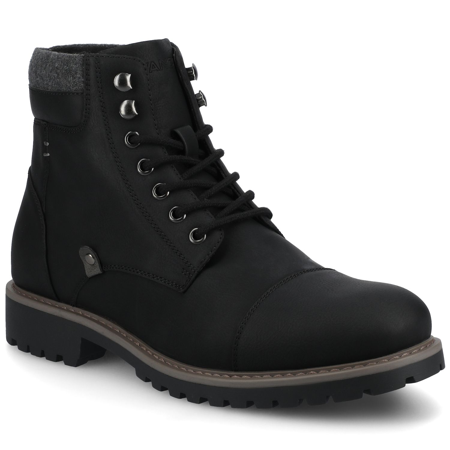 Мужские ботинки VANCE Yukkon Padded Collar Ankle, цвет: Чёрный — фото 1