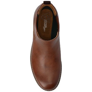 VANCE Men's Osmond Comfort Round Toe Chelsea Boots