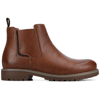 VANCE Men's Osmond Comfort Round Toe Chelsea Boots