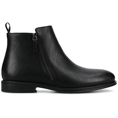 VANCE Darnell Men's Flexible Zipper Ankle Boots