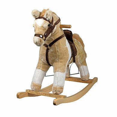 PonyLand Rocking Horse with Sound Ride-On Toy