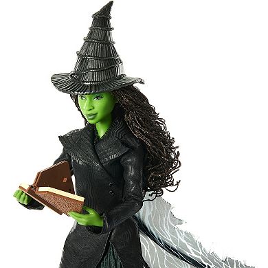 Mattel Wicked Deluxe Elphaba Doll with Movie-Inspired Outfit & 4 Accessories