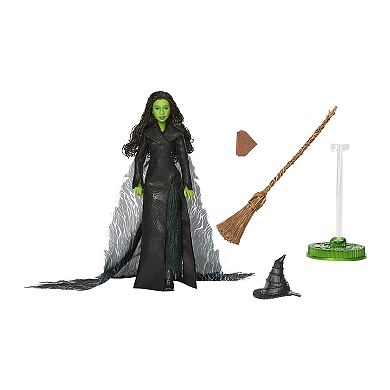 Mattel Wicked Deluxe Elphaba Doll with Movie-Inspired Outfit & 4 Accessories