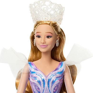Mattel Wicked Deluxe Glinda Doll with Movie-Inspired Outfit & 3 Accessories
