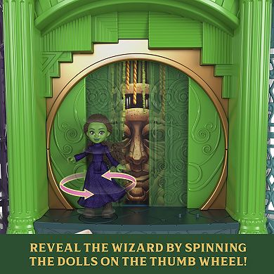 Mattel Wicked Emerald City Doll Playset with 5 Play Spaces & 15 Accessories