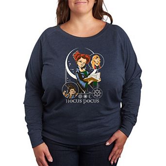 Disney's Hocus Pocus Plus Size Celestial French Terry French Terry Long Sleeve Tee