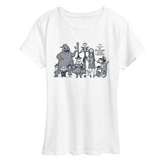 Disney's The Nightmare Before Christmas Women's Group Graphic Tee