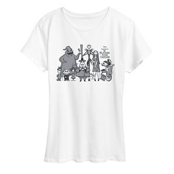 Disney's The Nightmare Before Christmas Women's Group Graphic Tee