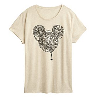 Disney's Mickey Mouse Women's Spider Web Graphic Tee