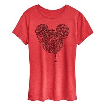 Disney's Mickey Mouse Women's Spider Web Graphic Tee