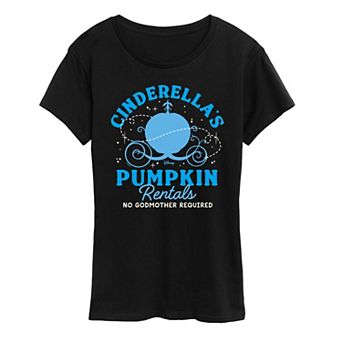 Disney's Cinderella Women's Pumpkin Rentals Graphic Tee