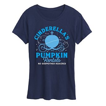 Disney's Cinderella Women's Pumpkin Rentals Graphic Tee