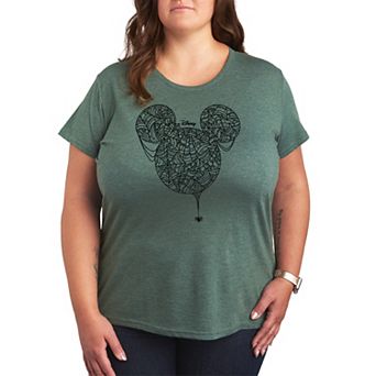 Disney's Mickey Mouse Plus Size Spider Web Graphic Tee