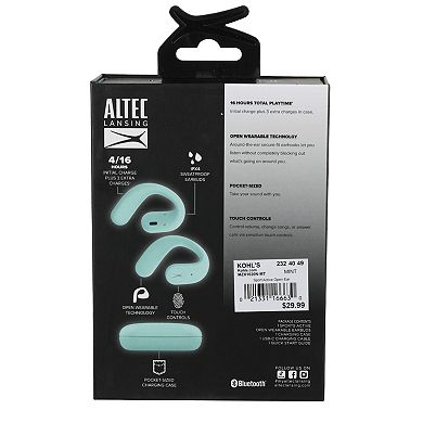 Altec Lansing Sport Active Bluetooth Open-Ear Earbuds