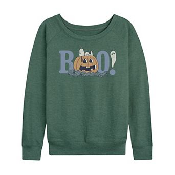 Women's Peanuts Snoopy BOO Graphic Long Sleeve Shirt