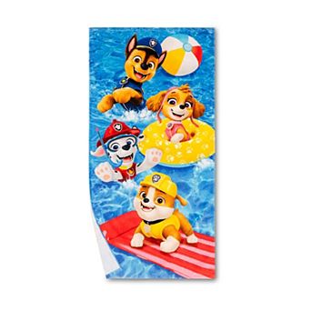 Paw Patrol Paws In Pool Kids Beach Towel