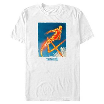 Big & Tall The Human Torch Graphic Tee