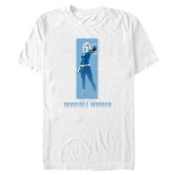 Big & Tall Sue Storm Invisible Woman Graphic Tee
