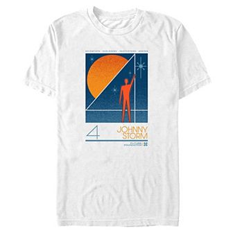 Big & Tall Marvel The Fantastic Four: First Steps Johnny Storm Future Foundation Graphic Tee