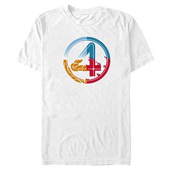 Big & Tall Marvel The Fantastic Four: First Steps Character Stamp Graphic Tee
