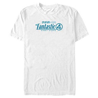 Big & Tall Marvel The Fantastic Four: First Steps Title Logo Graphic Tee