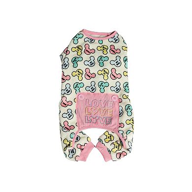 Disney's Mickey Mouse Candy Heart Pet Pajamas