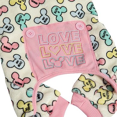 Disney's Mickey Mouse Candy Heart Pet Pajamas