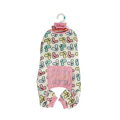 Disney's Mickey Mouse Candy Heart Pet Pajamas