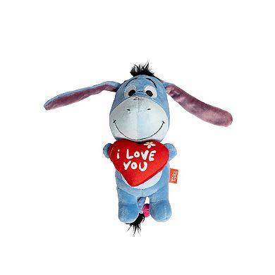 Disney's Winnie the Pooh & Eeyore Heart Plush Pet Toys 2-pk.