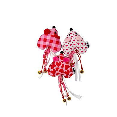 Meow 3-pk. Plush Mice Interactive Cat Toys