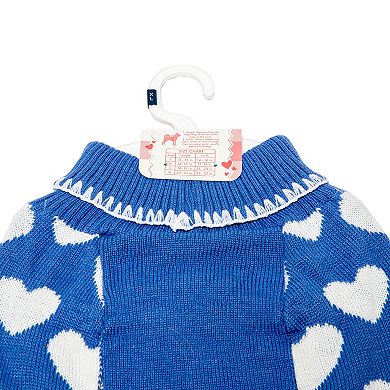 Woof Hearts Pet Sweater