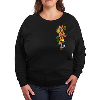 Plus Size Marvel Strange Tales Logo French Terry Long Sleeve Shirt