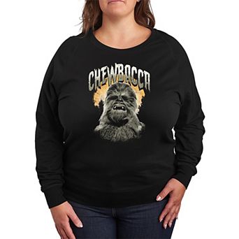 Plus Size Star Wars Chewbacca French Terry Long Sleeve Tee