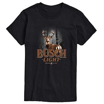 Men's Busch Light Deer In The Woods Short Sleeve Graphic Tee
