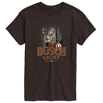 Men's Busch Light Deer In The Woods Short Sleeve Graphic Tee