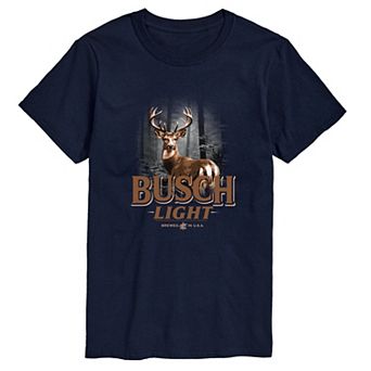 Men's Busch Light Deer In The Woods Short Sleeve Graphic Tee