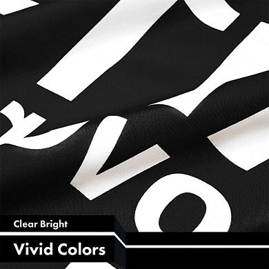 G128 3x5ft 1PK Faith over Fear Flag Printed 150D Polyester Brass Grommets Flag