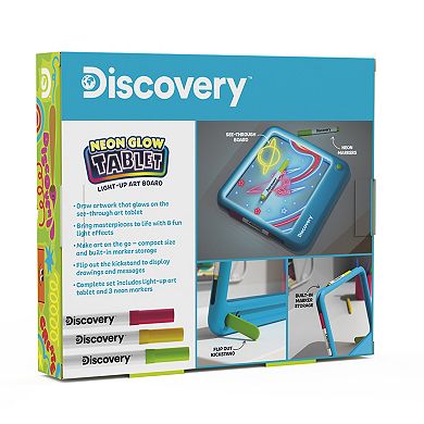 Discovery Neon Glow Light-Up Art Board