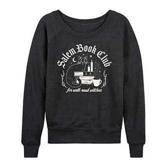 Women's Salem Book Club For Well-Read Witches French Terry Long Sleeve Tee