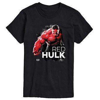 Men's Marvel Captain America Brave New World Red Hulk Graphic Tee