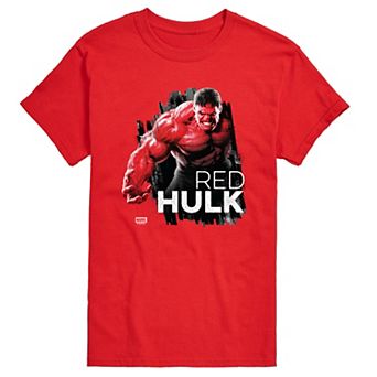 Men's Marvel Captain America Brave New World Red Hulk Graphic Tee